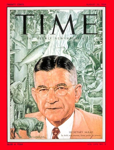 TIME Magazine Cover: Douglas McKay -- Aug. 23, 1954