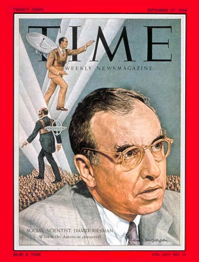 TIME Magazine Cover: David Reisman -- Sep. 27, 1954