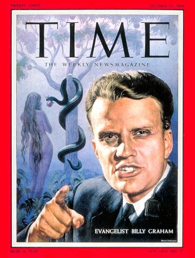 TIME Magazine Cover: Billy Graham -- Oct. 25, 1954