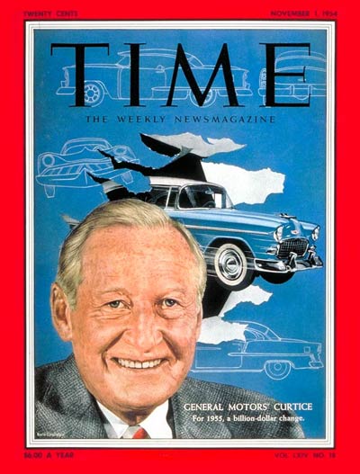 TIME Magazine Cover: Harlow H. Curtice -- Nov. 1, 1954
