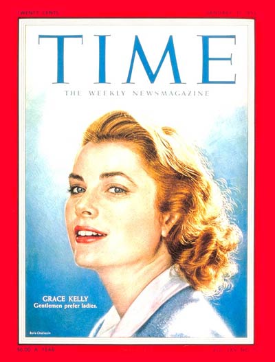 TIME Magazine Cover: Grace Kelly -- Jan. 31, 1955
