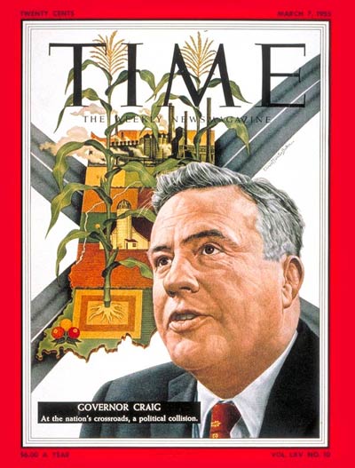 TIME Magazine Cover: Gov. George Craig -- Mar. 7, 1955