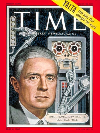 TIME Magazine Cover: Thomas J. Watson, Jr. -- Mar. 28, 1955