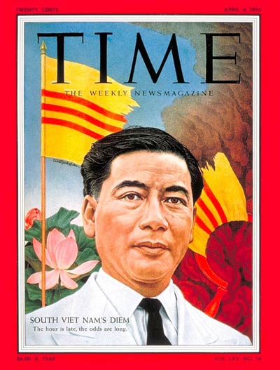 TIME Magazine Cover: Ngo Dinh Diem -- Apr. 4, 1955