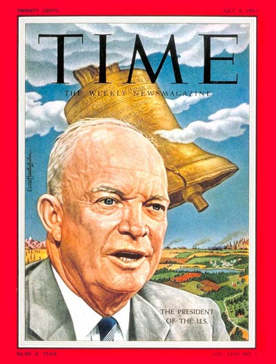 TIME Magazine Cover: Dwight D. Eisenhower -- July 4, 1955