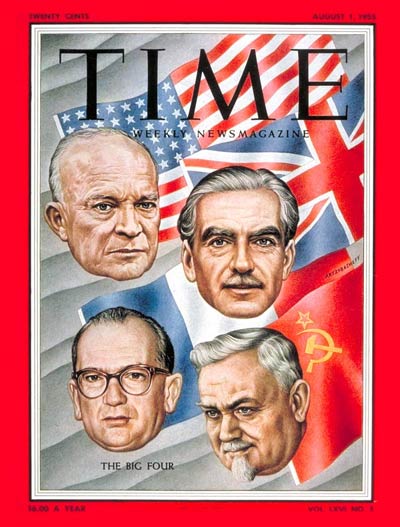 Eisenhower, Bulganin, Eden, Farre