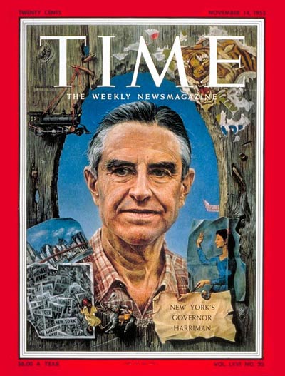 TIME Magazine Cover: W. Averell Harriman -- Nov. 14, 1955