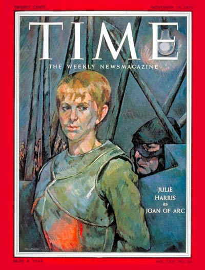 TIME Magazine Cover: Julie Harris -- Nov. 28, 1955