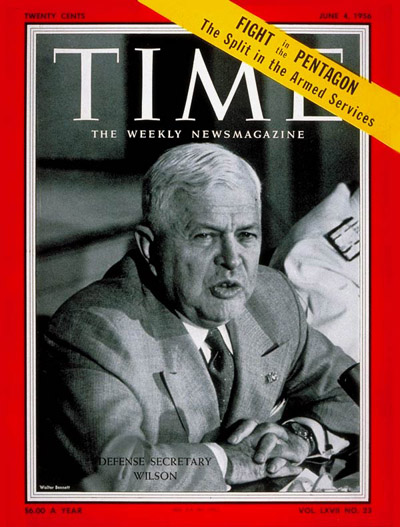 TIME Magazine Cover: Charles Wilson -- June 4, 1956