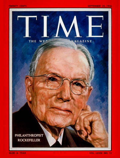TIME Magazine Cover: John Rockefeller Jr. -- Sep. 24, 1956