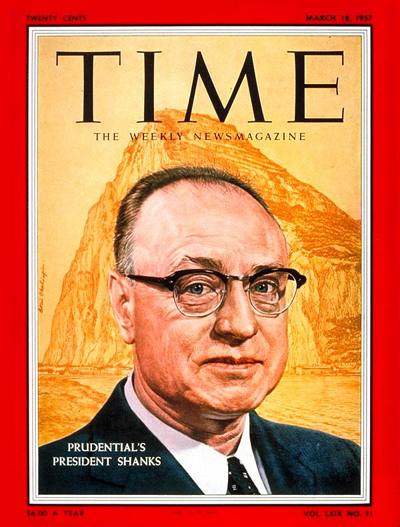 TIME Magazine Cover: Carrol M. Shanks -- Mar. 18, 1957