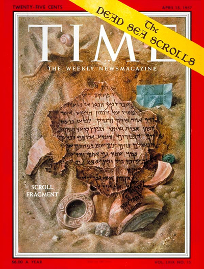 TIME Magazine Cover: The Dead Sea Scrolls -- Apr. 15, 1957