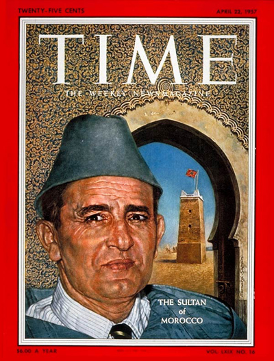 TIME Magazine Cover: Sultan Mohammed V -- Apr. 22, 1957