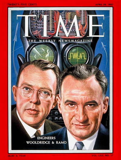 TIME Magazine Cover: Simon Ramo & Dean Wooldridge -- Apr. 29, 1957