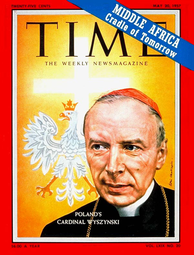 TIME Magazine Cover: Cardinal Wyszynski -- May 20, 1957