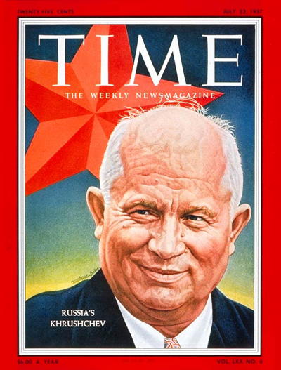 TIME Magazine Cover: Nikita Khrushchev -- July 22, 1957