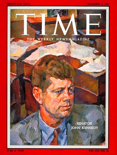 TIME Magazine Cover: Sen. John F. Kennedy -- Dec. 2, 1957