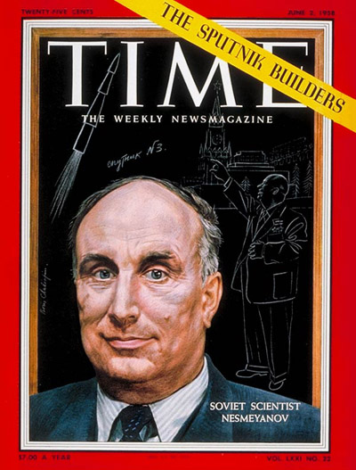 TIME Magazine Cover: Alexandr Nesmeyanov -- June 2, 1958