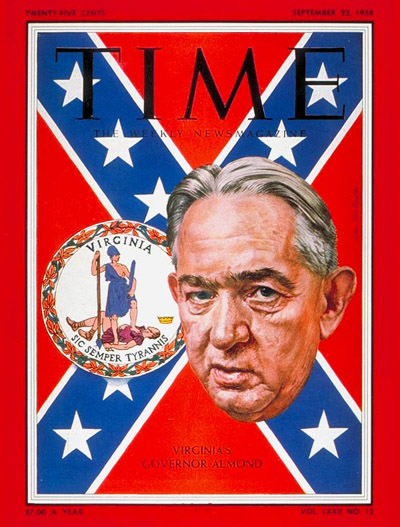 TIME Magazine Cover: J. Lindsey Almond Jr. -- Sep. 22, 1958