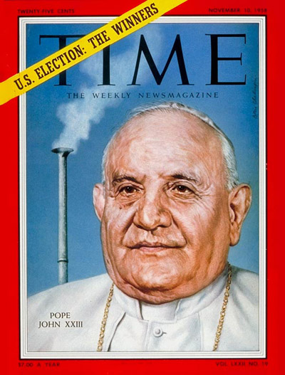 TIME Magazine Cover: Pope John Paul XXIII -- Nov. 10, 1958