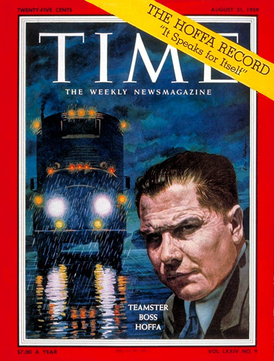 TIME Magazine Cover: James Hoffa -- Aug. 31, 1959