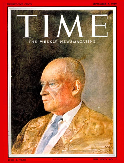 TIME Magazine Cover: Dwight Eisenhower -- Sep. 7, 1959