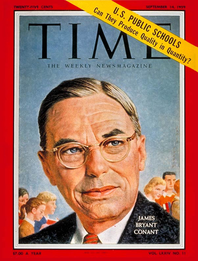 TIME Magazine Cover: James Bryant Conant -- Sep. 14, 1959