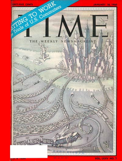 TIME Magazine Cover: U.S. Commuters -- Jan. 18, 1960