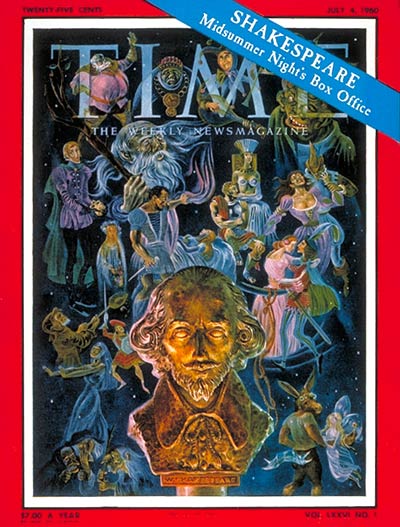 TIME Magazine Cover: William Shakespeare -- July 4, 1960