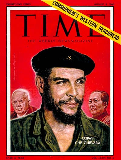 Ernesto ('Che') Guevara, president of Cuba's National Bank and brain behind Fidel Castro's revolution