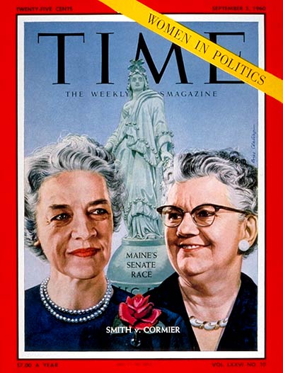 TIME Magazine Cover: Margaret Chase Smith, Lucia M. Cormier -- Sep. 5, 1960