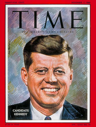 TIME Magazine Cover: John F. Kennedy -- Nov. 7, 1960