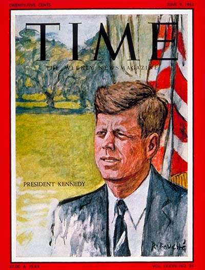 Magazine Cover Life Jfk John Kennedy President USA Frame Art Print 9x7 Inch 