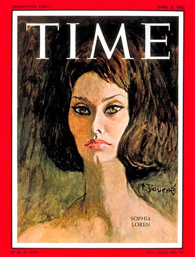 TIME Magazine Cover: Sophia Loren -- Apr. 6, 1962