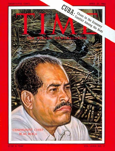 Cuban Communist leader Blas Roca