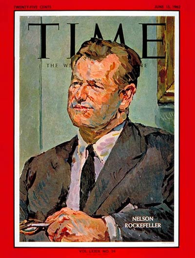 TIME Magazine Cover: Nelson Rockefeller -- June 15, 1962