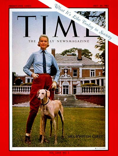 Cover: Mrs. Winston - July 20, 1962 - Style - Dogs Society