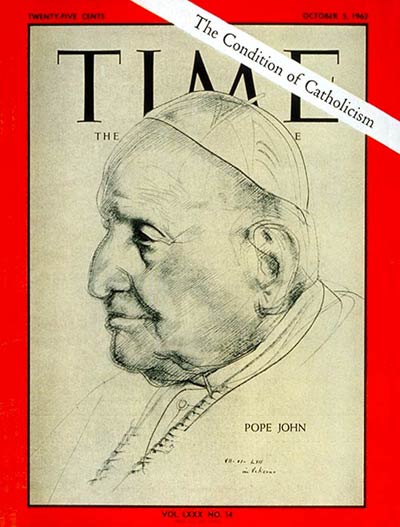 TIME Magazine Cover: Pope John XXIII -- Oct. 5, 1962