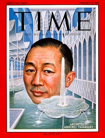 TIME Magazine Cover: Minoru Yamasaki -- Jan. 18, 1963