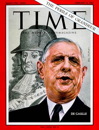 TIME Magazine Cover: Charles DeGaulle -- Feb. 8, 1963