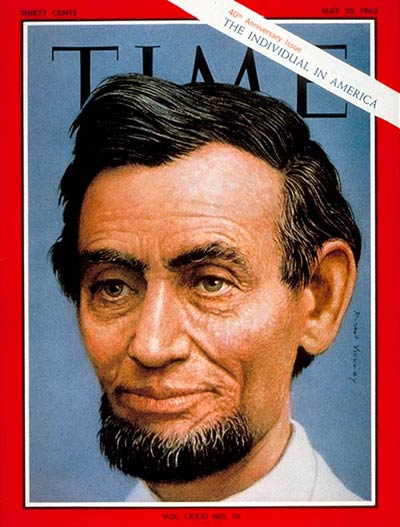 TIME Magazine Cover: Abraham Lincoln -- May 10, 1963