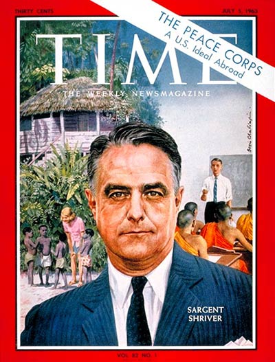 TIME Magazine Cover: Sargent Shriver -- July 5, 1963