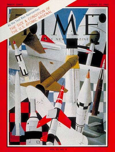 TIME Magazine Cover: U.S. Atomic Arsenal -- Aug. 23, 1963
