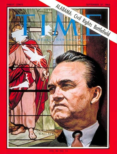 TIME Magazine Cover: Gov. George Wallace -- Sep. 27, 1963