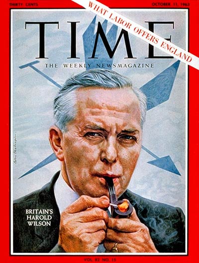 TIME Magazine Cover: Harold Wilson -- Oct. 11, 1963