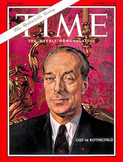 TIME Magazine Cover: Guy de Rothschild -- Dec. 20, 1963