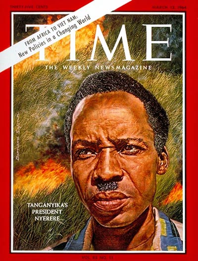 Tanganykia President Julius Nyerere