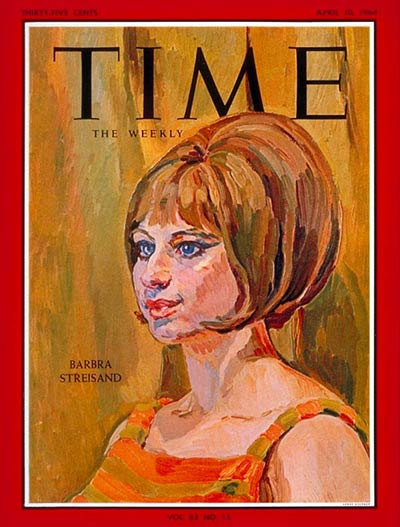 TIME Magazine Cover: Barbra Streisand -- Apr. 10, 1964
