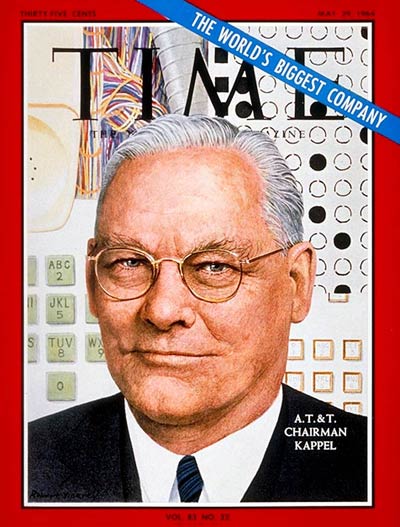 TIME Magazine Cover: Frederick R. Kappel -- May 29, 1964