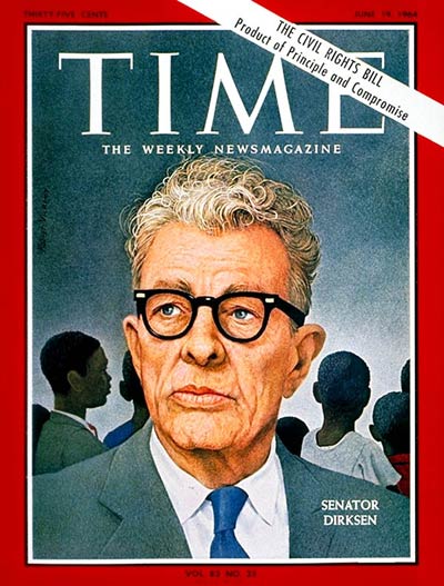 TIME Magazine Cover: Sen. Everett Dirksen -- June 19, 1964